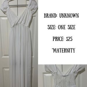 Boudoir or maternity picture dress